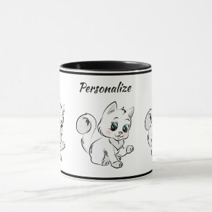 Cute Little Kitten Baby Cat Coffee Mug