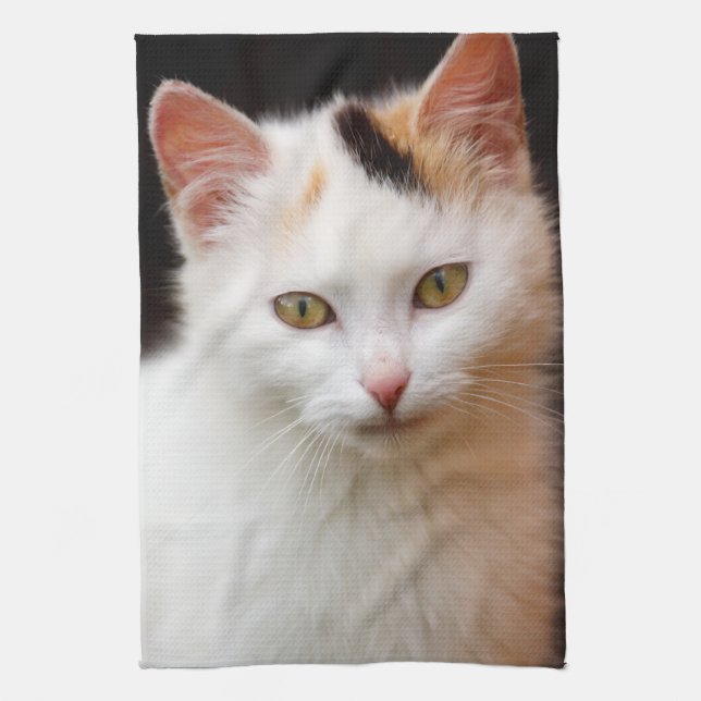Cute Little Kitten Tea Towel (Vertical)