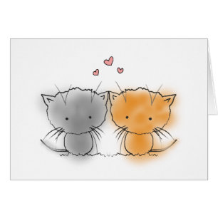 Cute Little Kittens Orange and Grey
