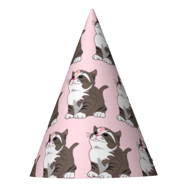 Cute Little Kitty Party Hat (Front)