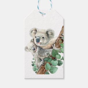 Cute Little Koala Bear Australian Animal Art    Gift Tags