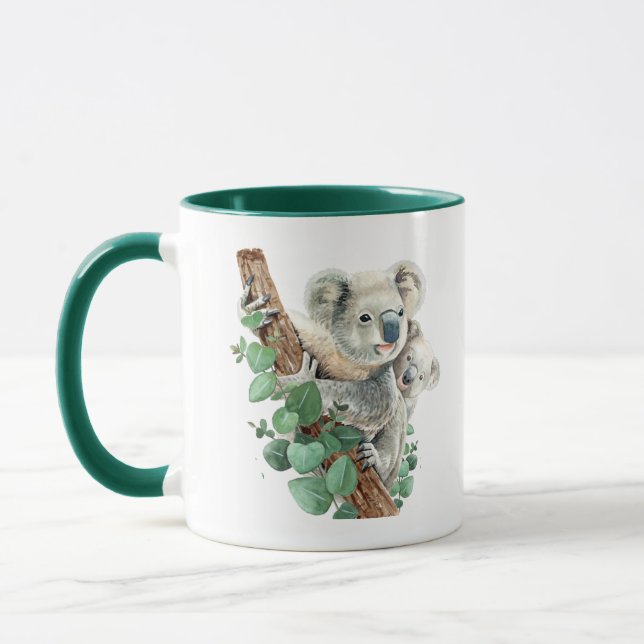 Cute Little Koala Bear Australian Animal Art   Mug (Left)