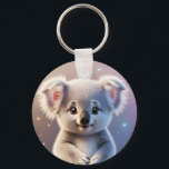 Cute Little Koala Fantasy Dreamy Gradient Key Ring<br><div class="desc">Carry a touch of dreamy charm with this Cute Little Koala Fantasy Dreamy Gradient Keychain. This enchanting keychain features an adorable koala set against a dreamy and colourful gradient background, perfect for adding a touch of whimsy to your keys or accessories. Whether you're a nature enthusiast or simply love imaginative...</div>
