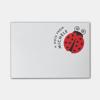 Cute Little Ladybug Personalised Notes
