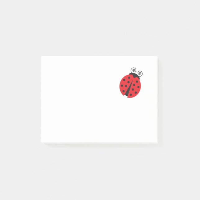 Cute Little Ladybug Post-it Notes (Front)