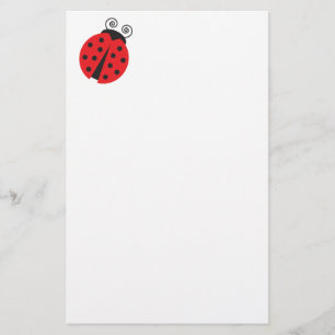 Cute Little Ladybug Stationery
