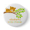 Cute Little Leopard Baby Shower Button