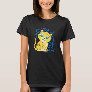 Cute Little Leopard Kids Cute But Fierce Cat T-Shirt
