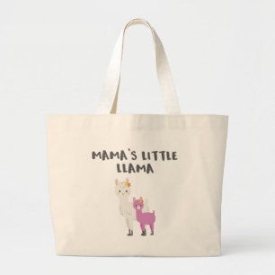Cute Little Llama Gift Mamas Little Llama Gift Large Tote Bag