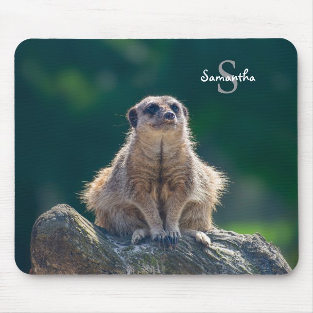Cute Little Meerkat Mouse mat (Front)