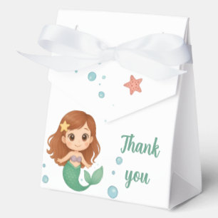 Cute little mermaid favour box