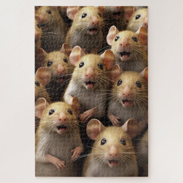 Cute Little Mice  Jigsaw Puzzle (Vertical)