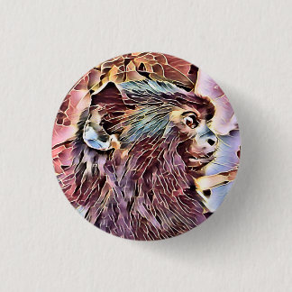 CUTE LITTLE MONKEY 3 CM ROUND BADGE