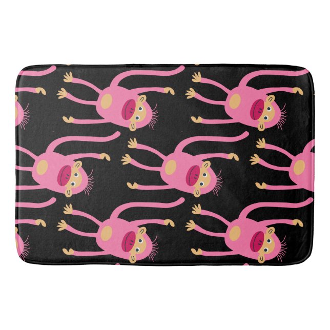 Cute Little Monkey  Bath Mat (Front)