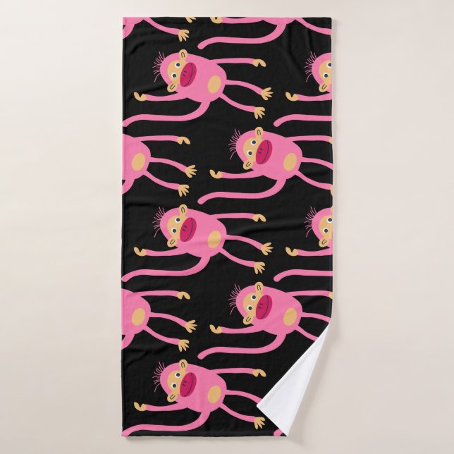 Cute Little Monkey  Bath Towel (Bath Towel)