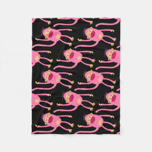 Cute Little Monkey  Fleece Blanket