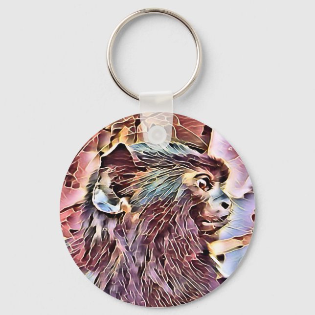 CUTE LITTLE MONKEY KEY RING (Front)