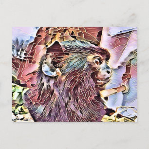 CUTE LITTLE MONKEY POSTCARD