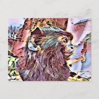 CUTE LITTLE MONKEY POSTCARD