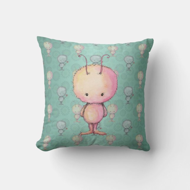 Cute Little Monster Cushion (Front)