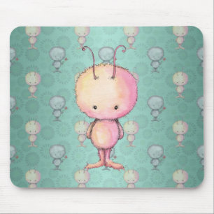 Cute Little Monster Mouse Mat
