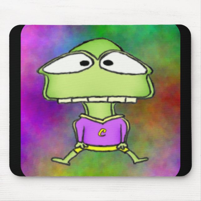 Cute Little Monster Mousepad (Front)