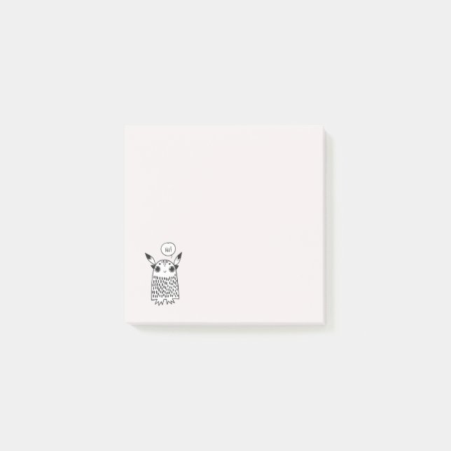 Cute little monster post-it notes (Front)