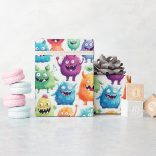 Cute little Monsters 3 - Wrapping Paper