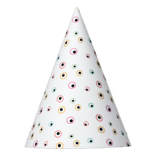 Cute Little Monsters Birthday Colourful Kids Boys Party Hat
