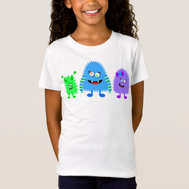 Cute Little Monsters T-Shirt (Front)