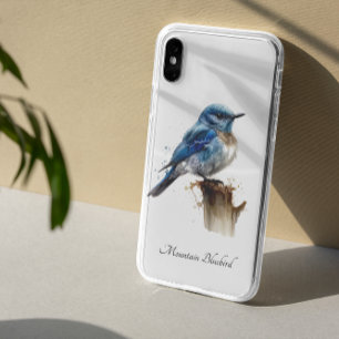 Cute Little Mountain Bluebird, custom iPhone 11 Pro Case