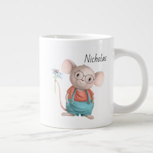 Cute Little Mouse Animal Cartoon Coffee Mug