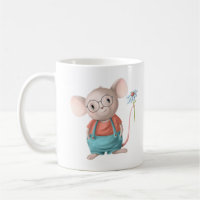 Cute Little Mouse Animal Cartoon Paper Plates Nap
