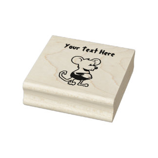 Cute little Mouse Rubber Stamp