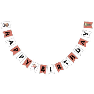 Cute Little Ninja Happy Birthday Bunting