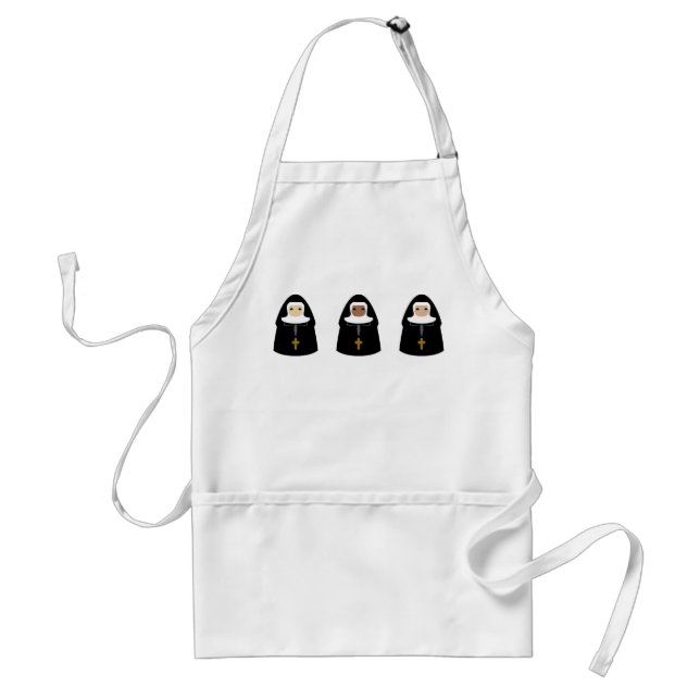 Cute Little Nuns Standard Apron (Front)