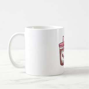 Cute Little Panda Bear Hugging Iced Coffee Mug