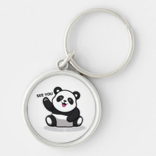 cute little panda key ring