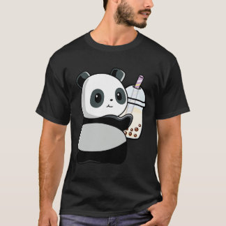 Cute Little Panda Loves Boba 1 T-Shirt