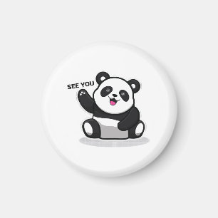 cute little panda magnet