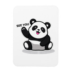 cute little panda magnet