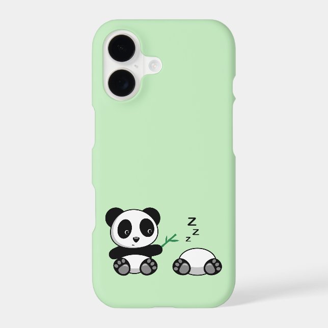 Cute Little Pandas on Green (Back)