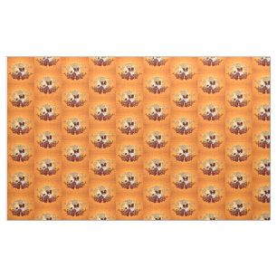 Cute little papillon fabric