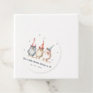 Cute Little Party Birds Any Age Kids Birthday Favour Tags