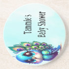 Cute Little Peacock Baby Shower Custom