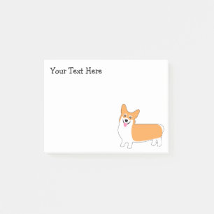 Cute Little Pembroke Welsh Corgi Post-it Notes