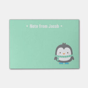 Cute Little Penguin Christmas For Kids Post-it Notes