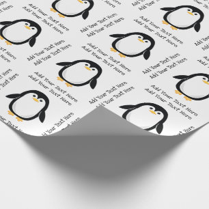 Cute Little Penguin Wrapping Paper