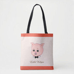 Cute Little Pig Tote Bag