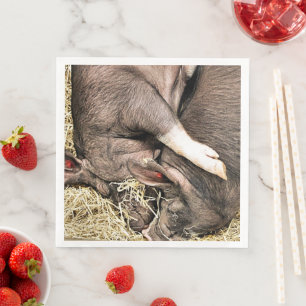 CUTE LITTLE PIGS NAPKIN